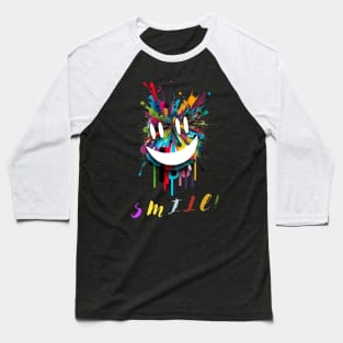 Smile and spread joy around you, Smiles are Contagious Baseball T-Shirt